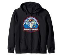 Future Marine Biologist Kindergarten Shark School Zip Hoodie