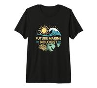 Future Marine Biologist Oceanography Science Research Premium T-Shirt