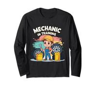 Future Mechanic Kids Outfit Mechanic in Training Style Long Sleeve T-Shirt