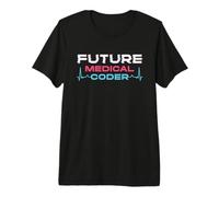 Future Medical Coder Coding ICD Coder Programmer Assistant Premium T-Shirt