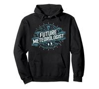 Future Meteorologist Enthusiast Weather Design Pullover Hoodie