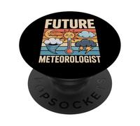 Future Meteorologist For Weather Lovers Forecast Nerd PopSockets Adhesive PopGrip