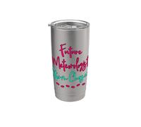 Future Meteorologist Student Fun Weather Forecast Lover Stainless Steel Insulated Tumbler
