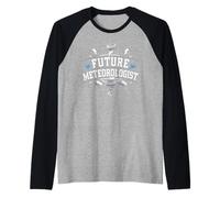 Future Meteorologist Tornado Storm Lover Raglan Baseball Tee