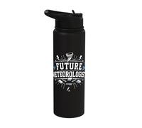 Future Meteorologist Tornado Storm Lover Stainless Steel Insulated Water Bottle