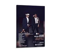 Future Metro Boomin WE DON'T TRUST YOU Print Album Cover Signed Limited , Music Album Cover ,Pop Hip Hop Rap Singer Star Music Poster Aesthetic Canvas Wall Art for Girl And Boy Teens Dorm Decor 16x24i