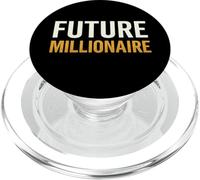 Future Millionaire Bold Motivational Quote PopSockets PopGrip for MagSafe