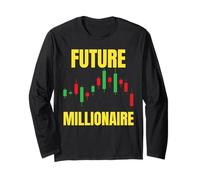 Future Millionaire - Stock Exchange Day Trader Day Trading Long Sleeve T-Shirt