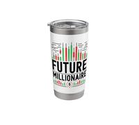 Future Millionaire Stock Exchange Traders Stocks Trading Stainless Steel Insulated Tumbler