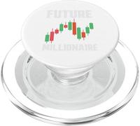 Future Millionaire Stock Market Crypto Trader Candlestick PopSockets PopGrip for MagSafe