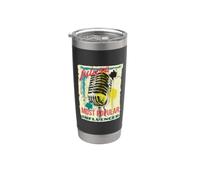 Future Most Popular Influencer Retro Vintage Microphone Art Stainless Steel Insulated Tumbler