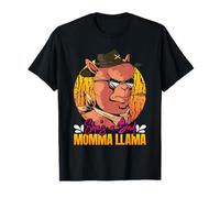 Future Mother SHE'S A BAD MOMMA LLAMA Funny Soon to be Mom T-Shirt