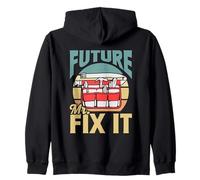 Future Mr Fix It Handyman Tinkerer Repair Fixing Mr Fix It Zip Hoodie