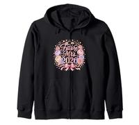 Future Mrs 2026 Floral Romance Design Zip Hoodie