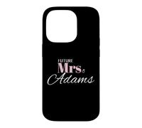 Future Mrs Adams Wedding Bride Engagement Romantic Case for iPhone 14 Pro