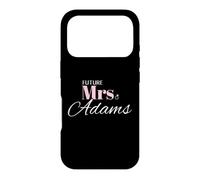 Future Mrs Adams Wedding Bride Engagement Romantic Case for iPhone 17 Pro