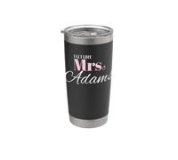Future Mrs Adams Wedding Bride Engagement Romantic Stainless Steel Insulated Tumbler