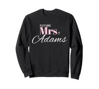 Future Mrs Adams Wedding Bride Engagement Romantic Sweatshirt
