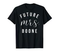 Future Mrs. Boone I Said Yes Personalized Customized Fiancee T-Shirt
