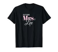 Future Mrs Lee Bride Wedding Groom Marriage Value Graphic T-Shirt, Men, Black, XL