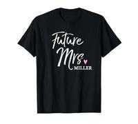 Future Mrs Miller Engagement T-shirt Bride Tshirt
