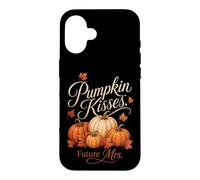 Future Mrs Pumpkin Kisses Fall Wedding Bride To Be Gift Case for iPhone 16
