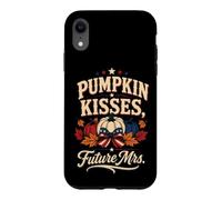 Future Mrs Pumpkin Kisses Fall Wedding Bride To Be Gift Case for iPhone XR