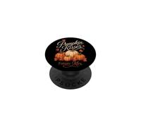 Future Mrs Pumpkin Kisses Fall Wedding Bride To Be Gift PopSockets Adhesive PopGrip