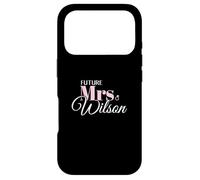 Future Mrs Wilson Bride Wedding Engagement Love Case for iPhone 17 Pro