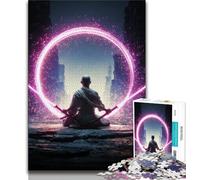 Future Ninja Jigsaw Puzzles for Teenagers 1000 Piece Puzzle,Help The Brain Exercise Addictive Toys to Cultivate Patience A Work of Art 38x26cm