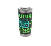 Future Noise Club Classics - Retro Boombox Waveform Design Stainless Steel Insulated Tumbler