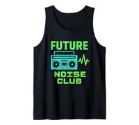 Future Noise Club Classics - Retro Boombox Waveform Design Tank Top