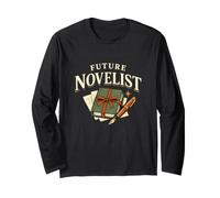 Future Novelist Aspiring Author Writing and Manuscript Long Sleeve T-Shirt