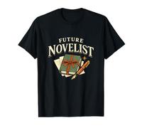 Future Novelist Aspiring Author Writing and Manuscript Value Graphic T-Shirt