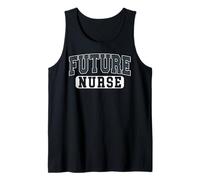 Future Nurse Varsity Style Nursing Student Grad Slate Art Tank Top