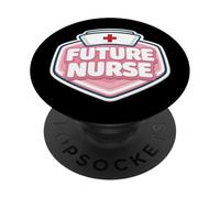 Future Nurse Young Girl Daughter Nursing Student Feminine PopSockets Adhesive PopGrip