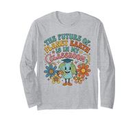 Future of Earth is in My Classroom Groovy Proud Teacher Long Sleeve T-Shirt