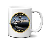 Future of Flight Jolly Rogers USS Nimitz CVN-68 11 Oz Ceramic Mug