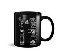 Future of Flight NASA Artemis Space Launch System 11oz Black Mug