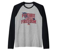 Future of Freedom College Republicans Conservative Student Raglan Baseball Tee