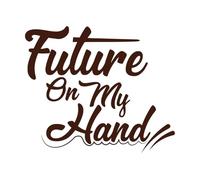 Future on My Hand Motivational Lettering Decals 49.2x57.8cm Equipped with Transfer Film kit Coffee