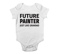 Future Painter Just Like Grandad Cute Boys and Girls Baby Vest Bodysuit