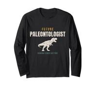 Future Paleontologist Kids Fossil Digging Dinosaur Long Sleeve T-Shirt
