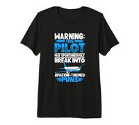 Future Pilot Aviation Airplane Airline Aviator Lifestyle Premium T-Shirt