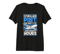 Future Pilot Aviation Airplane Airline Aviator Lifestyle Premium T-Shirt