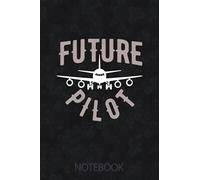 Future Pilot Notebook: Cube Colorful Mosaic Cover | Lined Journal | Remind You To Follow Your Dream Job And Become A Pilot | Journal, Organizer, Diary, Composition Notebook