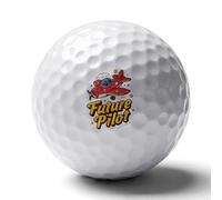 Future Pilot Plane Golf Balls Rubber Practice for Training for Backyard Beginner