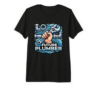 Future Plumber Pipe Repair Apprentice Kid Premium T-Shirt