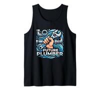 Future Plumber Pipe Repair Apprentice Kid Tank Top