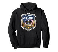 Future Police Officer Academy Boys Kids Child Policeman Cop Pullover Hoodie